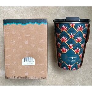 New 16oz White Lotus Pirani 2.0  Insulated Stackable Tumbler w/ Screw on Lid